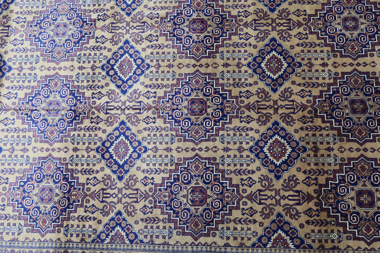 Hand-Knotted Afghani Zerkhaki Wool Rug – 6’7″  x  10’2″ - Nuvé