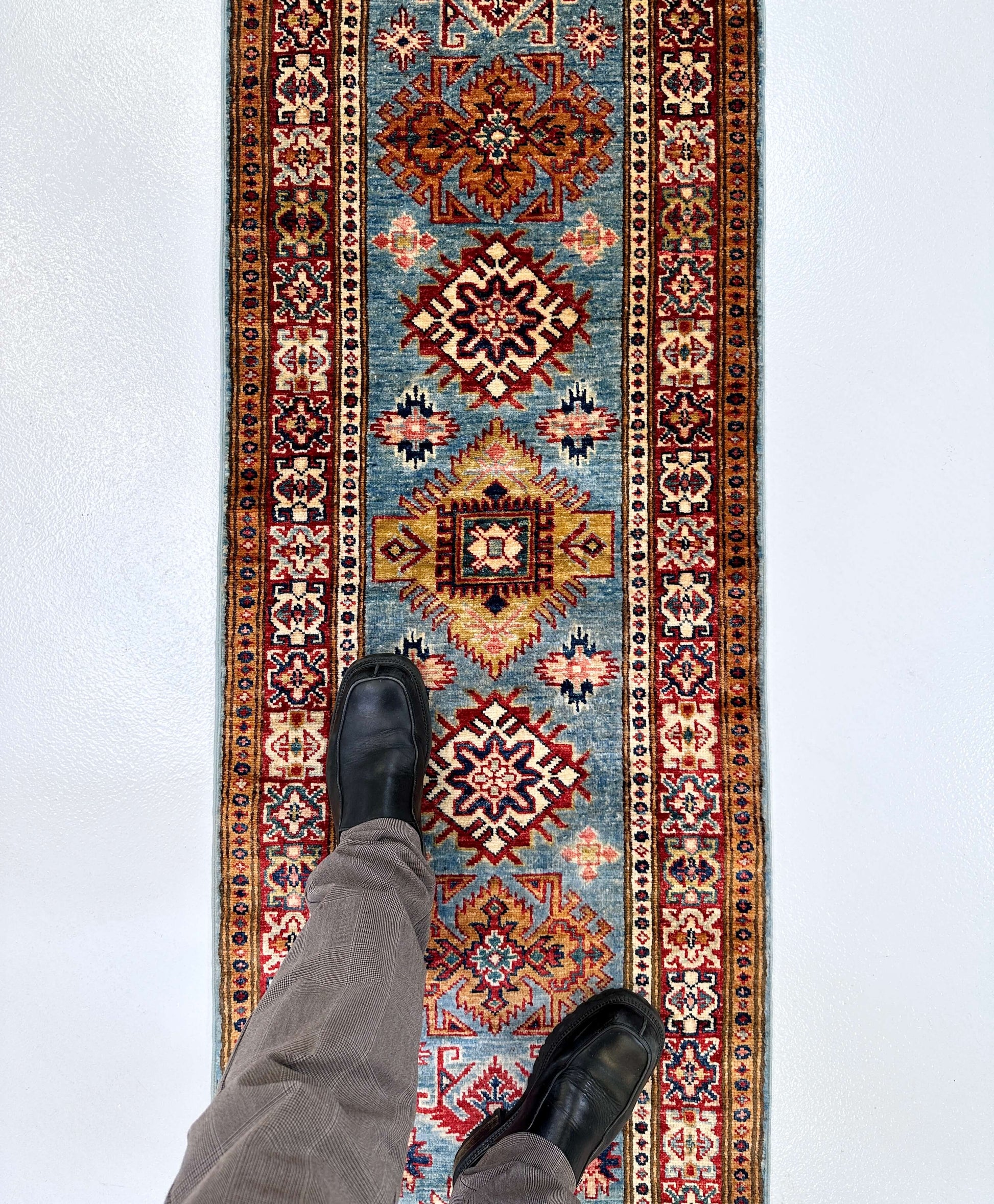 Super Kazak 2'00"x7'03" ltblu - Nuvé