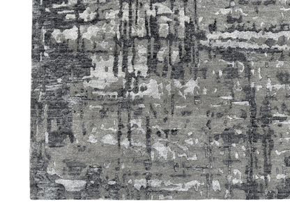 Modern, Carved Tibetan-Style 6x9 (dark gray)