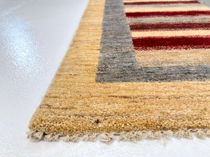 Gabbeh 2'08"x3'11" ivory/multicolor - Nuvé