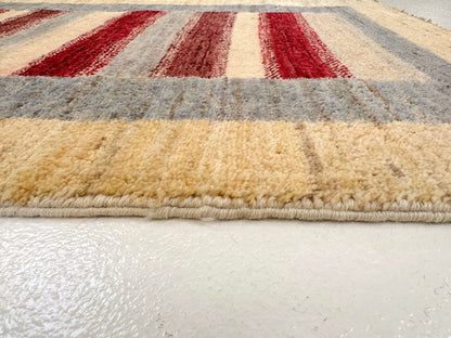 Gabbeh 2'08"x3'11" ivory/multicolor - Nuvé