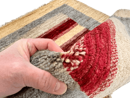 Gabbeh 2'08"x3'11" ivory/multicolor - Nuvé