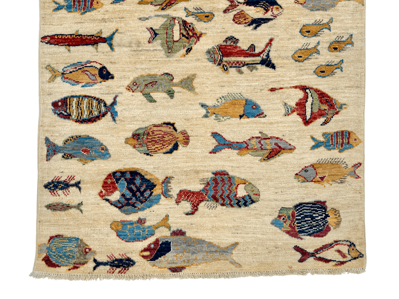 Ariyana-Oceanic Fish (3'04"x4'05") ivory/multicolor - Nuvé
