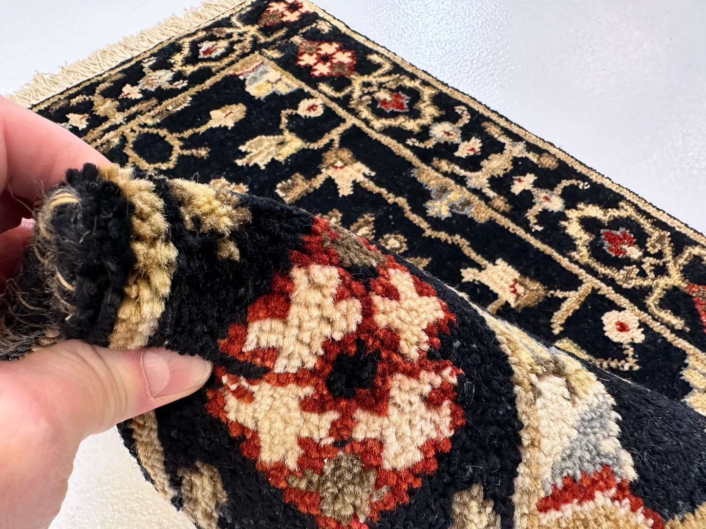 Indo-Persian wool (2x3) black - Nuvé