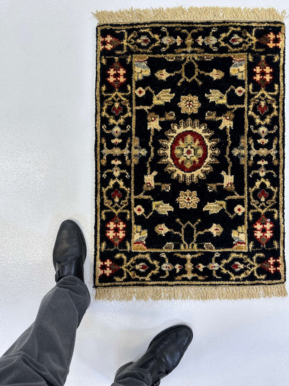 Indo-Persian wool (2x3) black - Nuvé