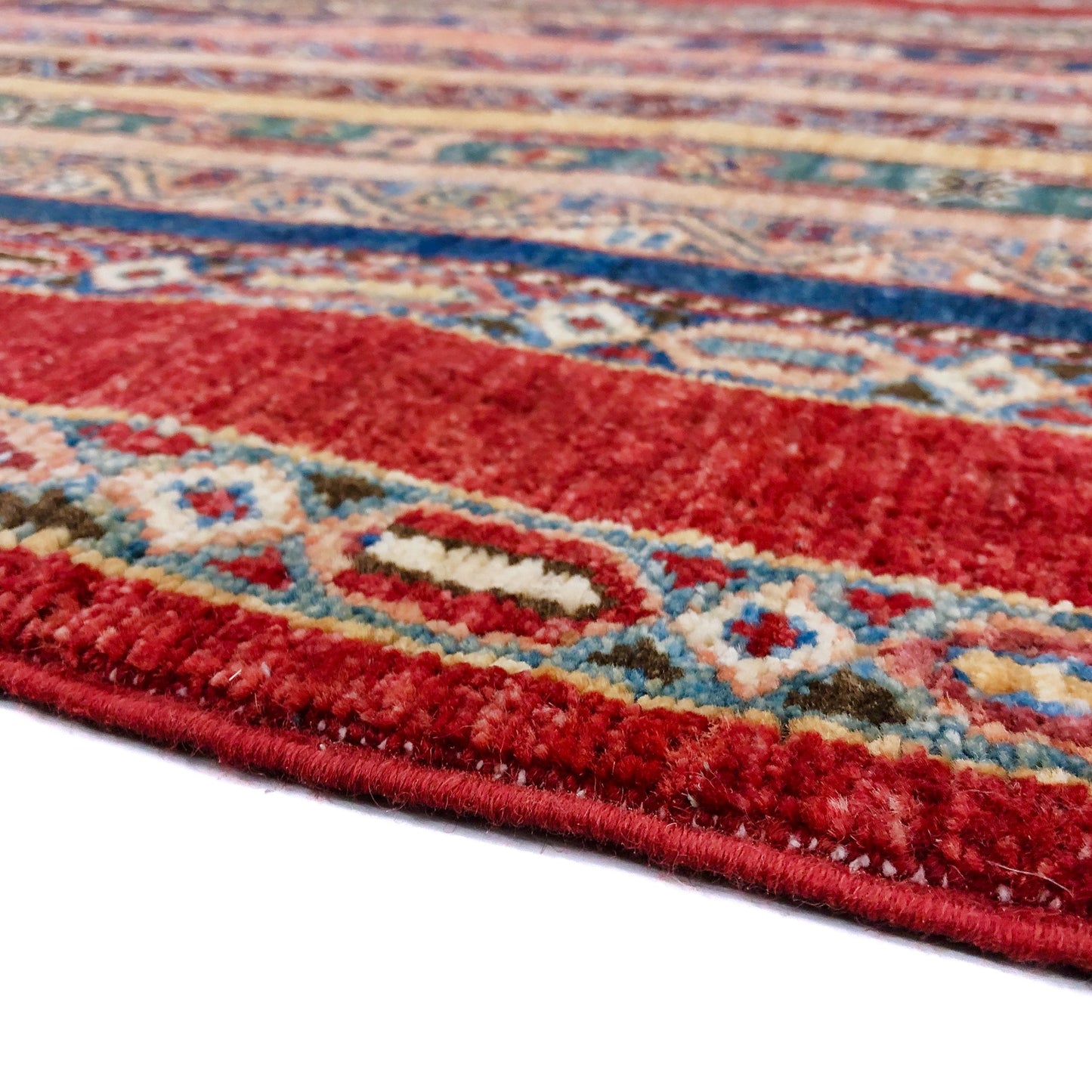 Afghan Shawl (2x4) red/grn - Nuvé
