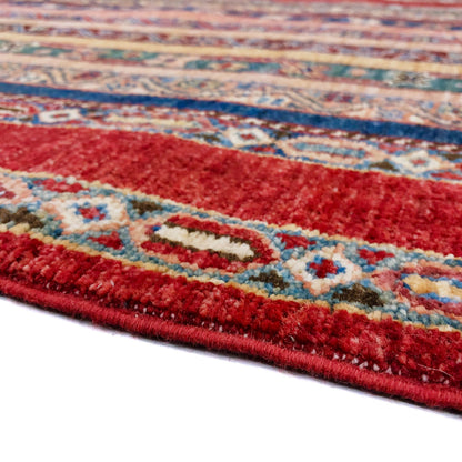Afghan Shawl (2x4) red/grn - Nuvé