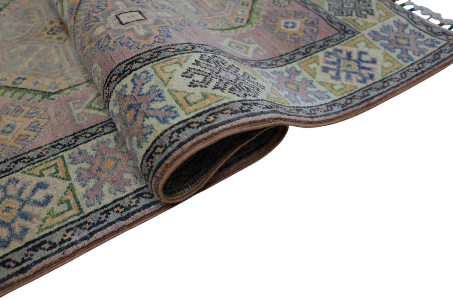 Hand-Knotted Afghani Kazak Wool Rug – 4’ x  6’ - Nuvé