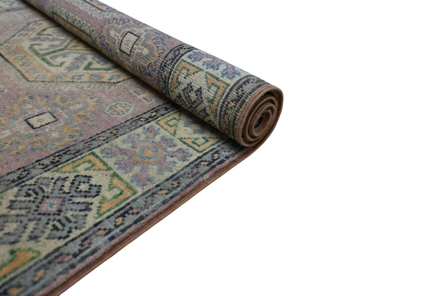 Hand-Knotted Afghani Kazak Wool Rug – 4’ x  6’ - Nuvé