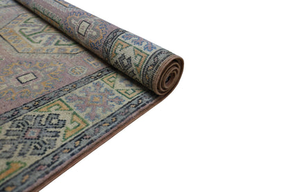 Hand-Knotted Afghani Kazak Wool Rug – 4’ x  6’ - Nuvé