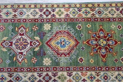 Hand-Knotted Afghani Kazak Wool Rug – 2’7″  x  9’8″ - Nuvé