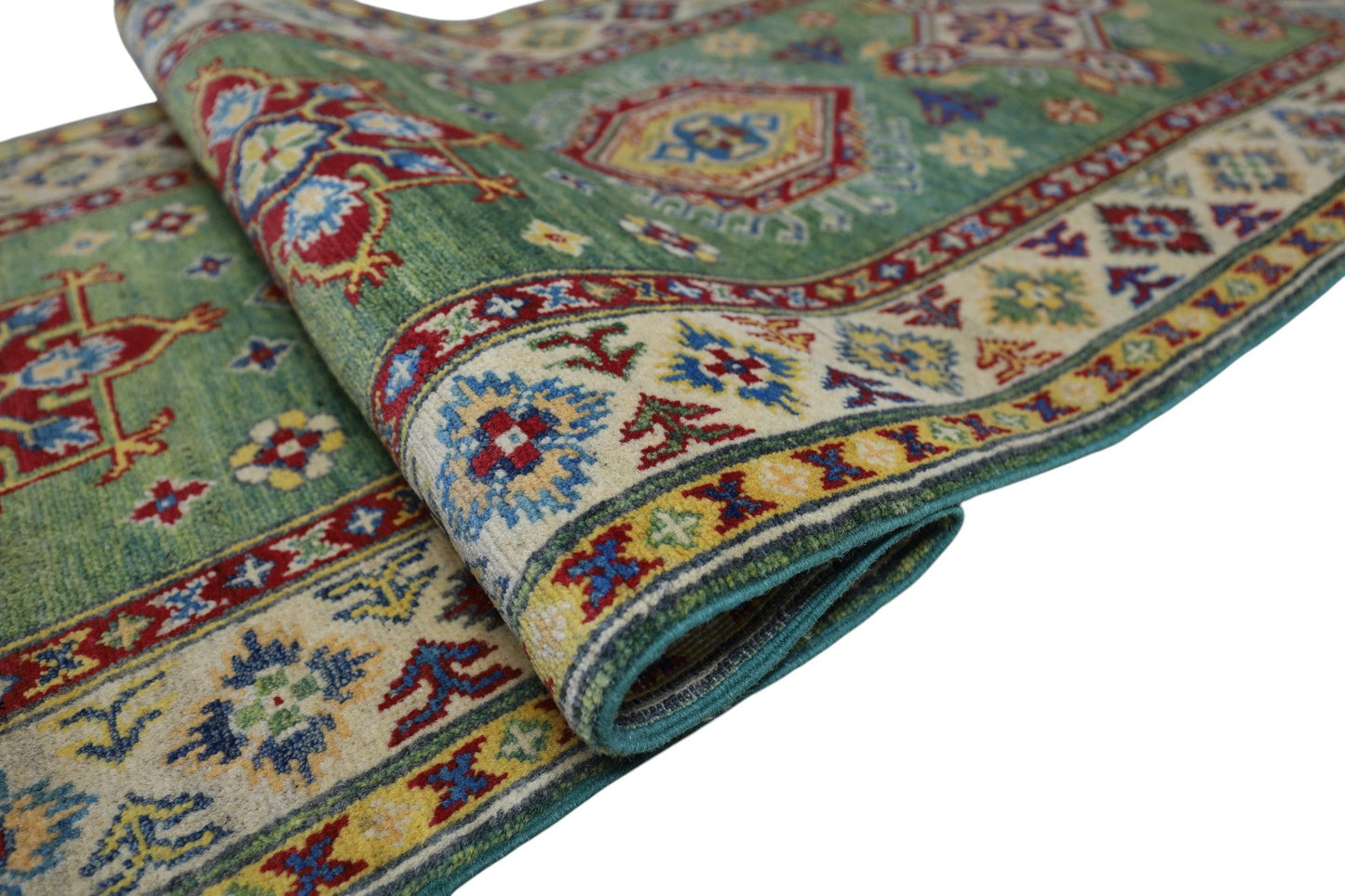 Hand-Knotted Afghani Kazak Wool Rug – 2’7″  x  9’8″ - Nuvé