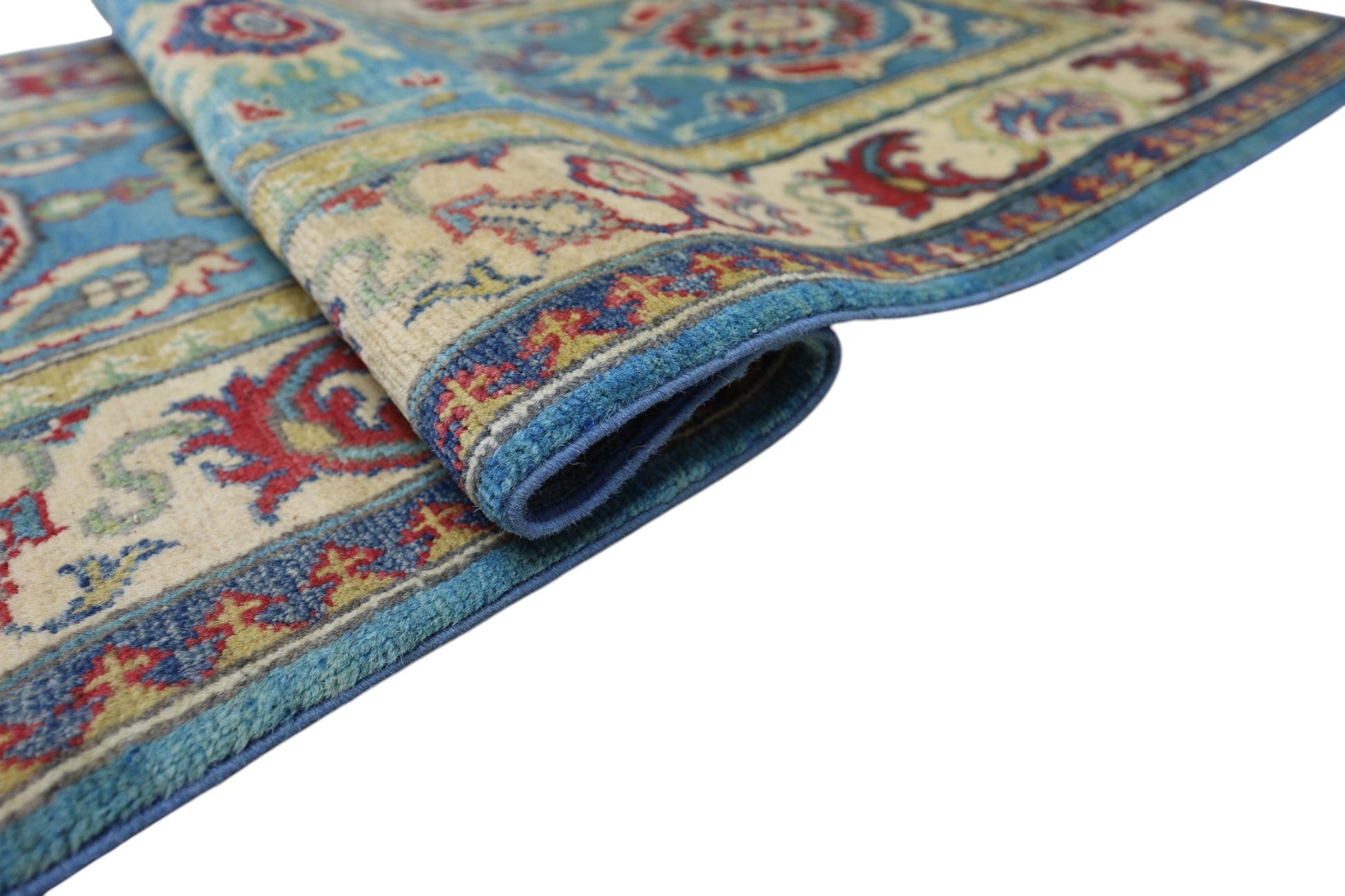 Hand-Knotted Afghani Kazak Wool Rug – 2’8″  x  9’9″ - Nuvé