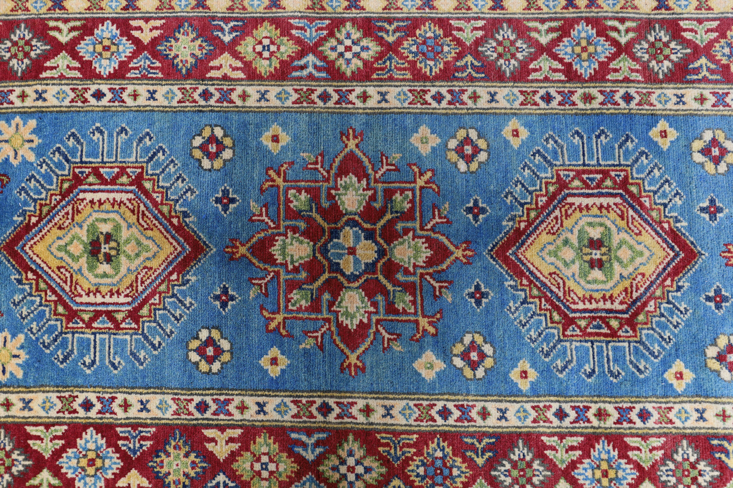 Hand-Knotted Afghani Kazak Wool Rug – 2’9″  x  9’9″ - Nuvé