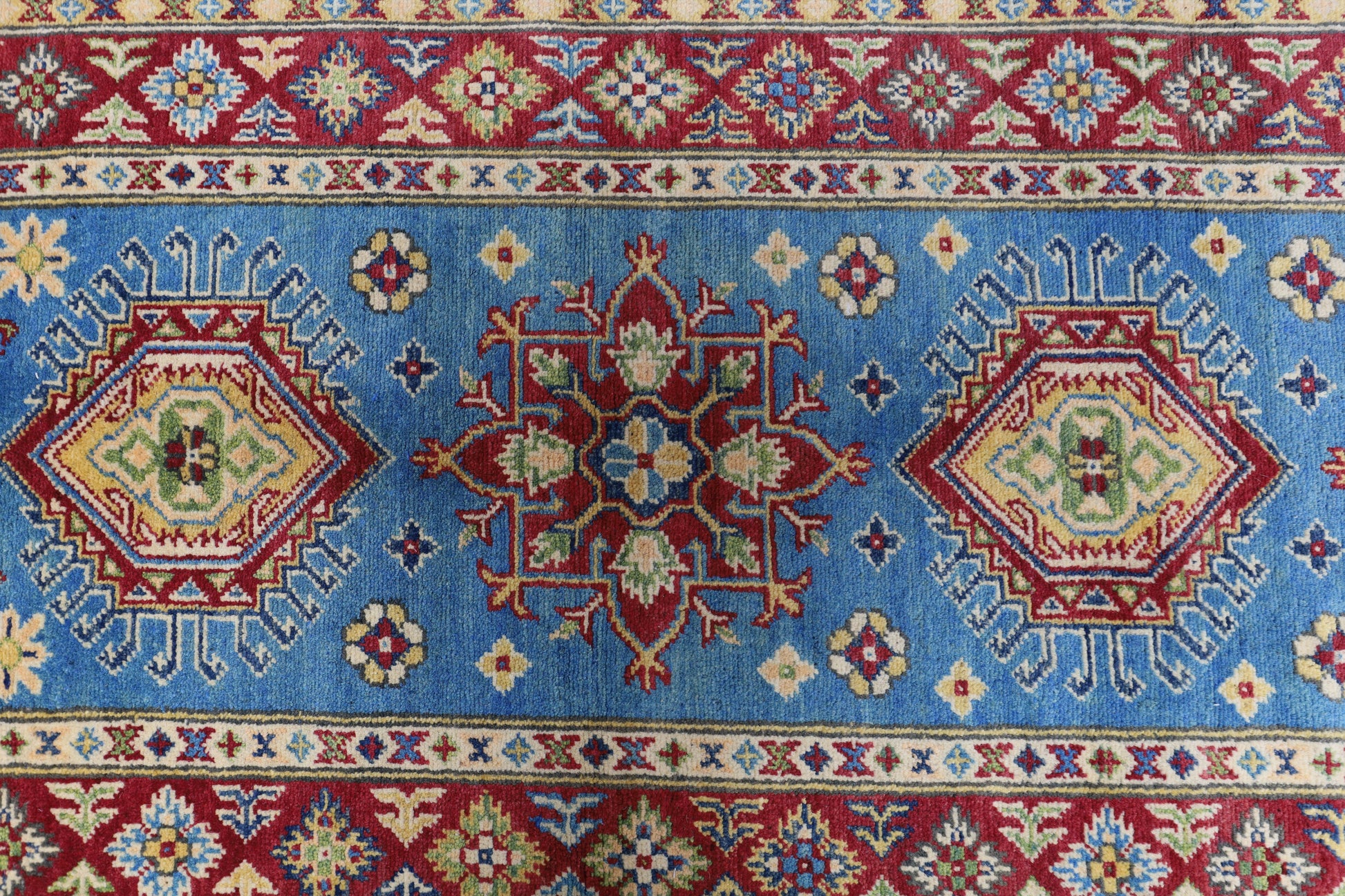 Hand-Knotted Afghani Kazak Wool Rug – 2’9″  x  9’9″ - Nuvé