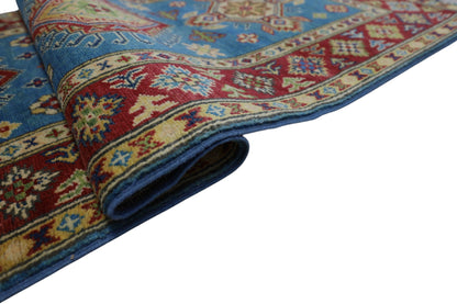 Hand-Knotted Afghani Kazak Wool Rug – 2’9″  x  9’9″ - Nuvé