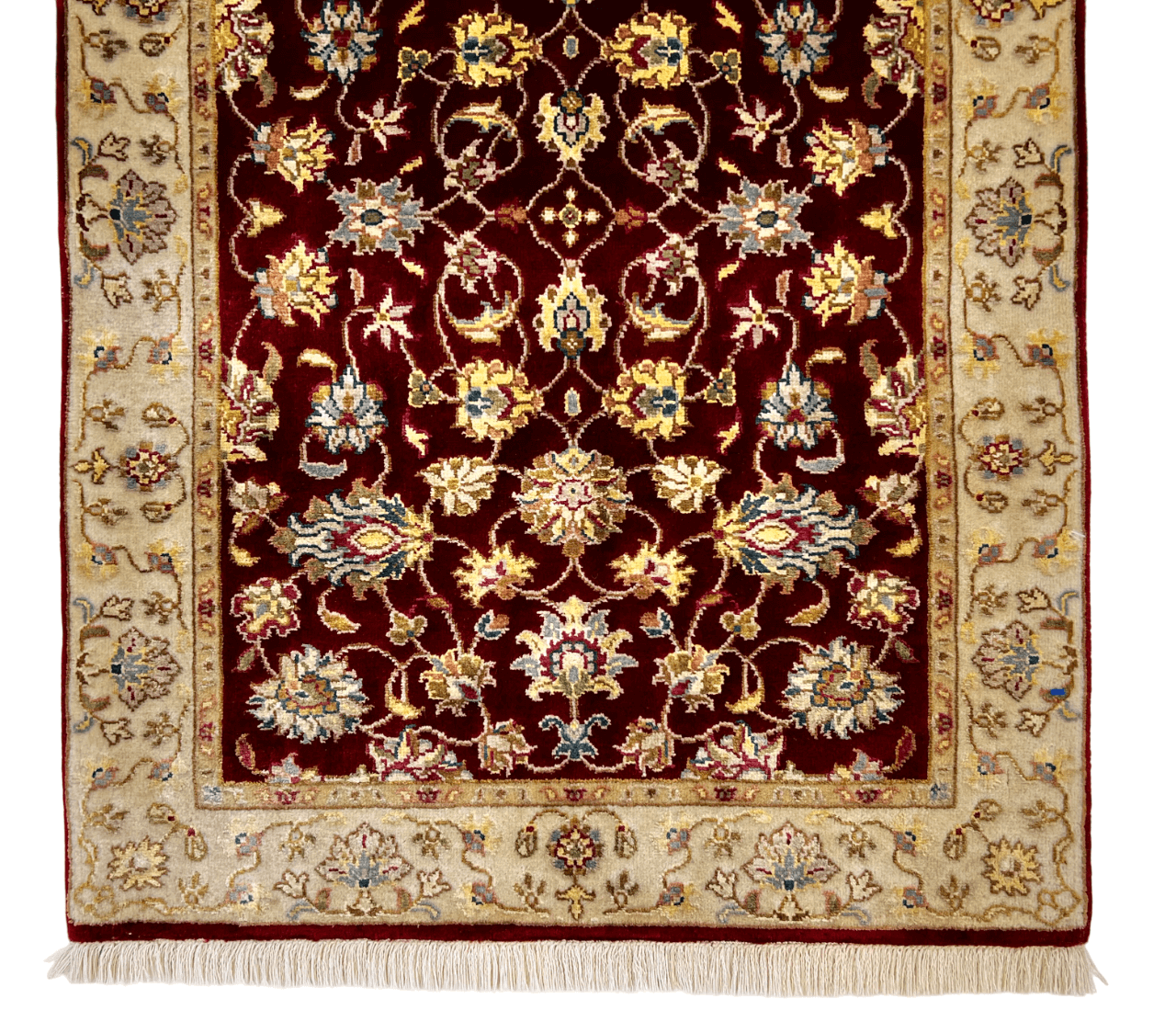 Wool w. silk Kumkapi red/gld 2x3 - Nuvé