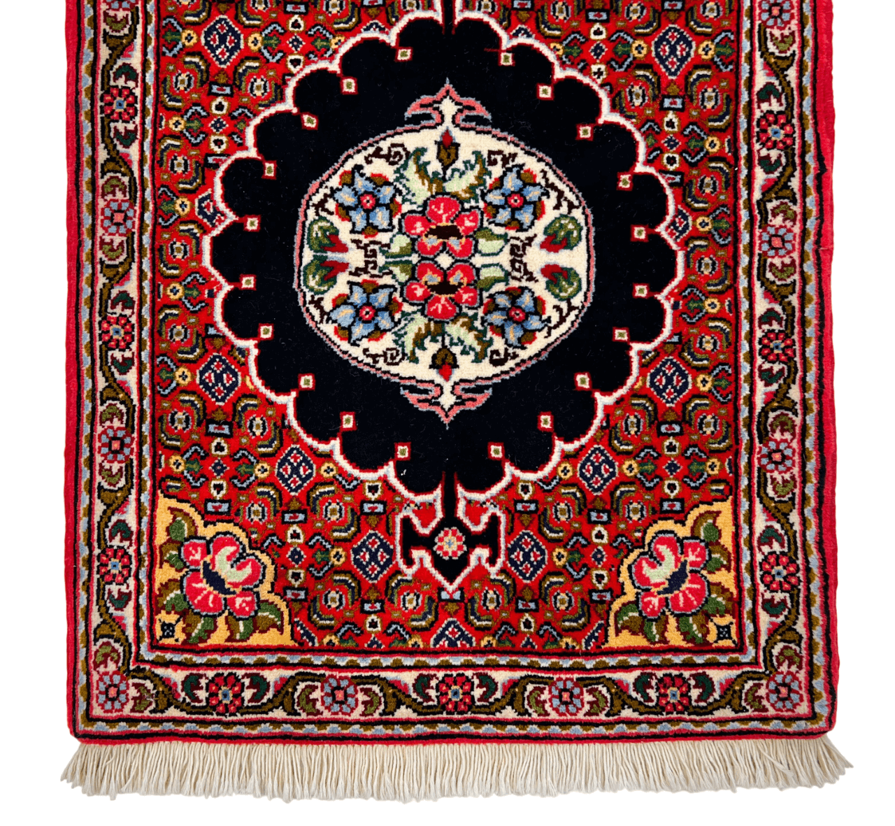 Persian Bijar (2'00"x10'06") red/black/ivory - Nuvé