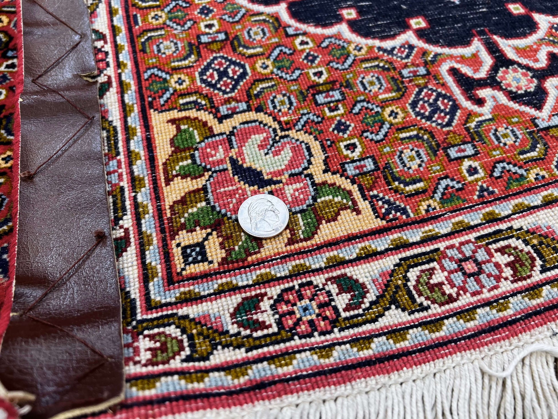 Persian Bijar (2'00"x10'06") red/black/ivory - Nuvé