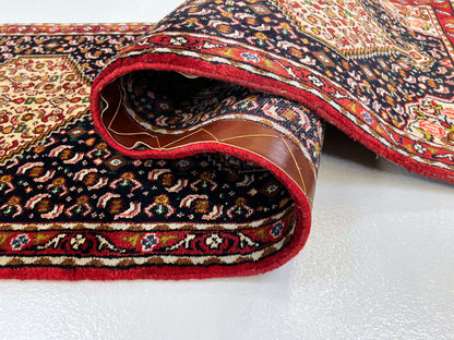 Persian Bijar (1'09"x7'08") indigo/red - Nuvé