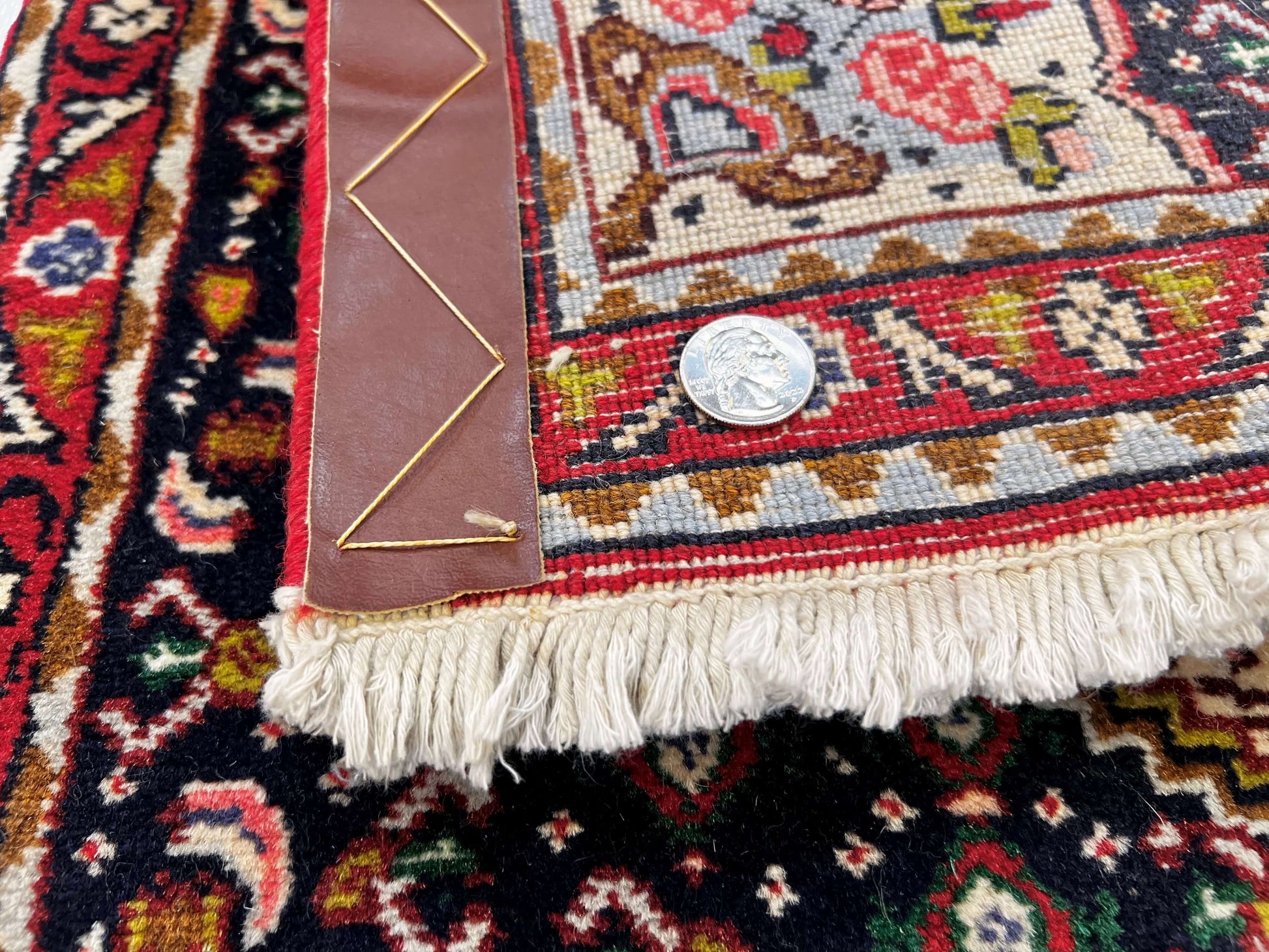 Persian Bijar (1'09"x7'08") indigo/red - Nuvé