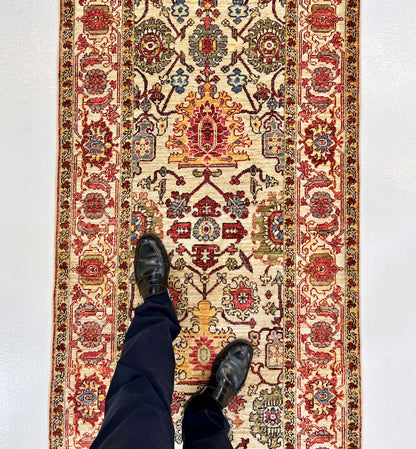 Afghan Serapi (3'00"x10'07") runner