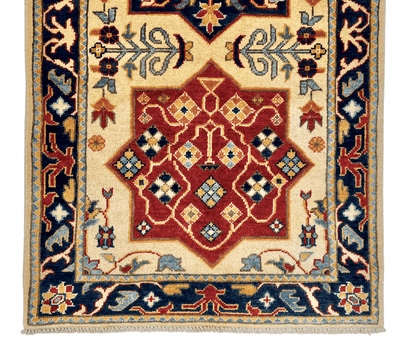 Kazak 2'10"x9'07" ivo/nav - Nuvé