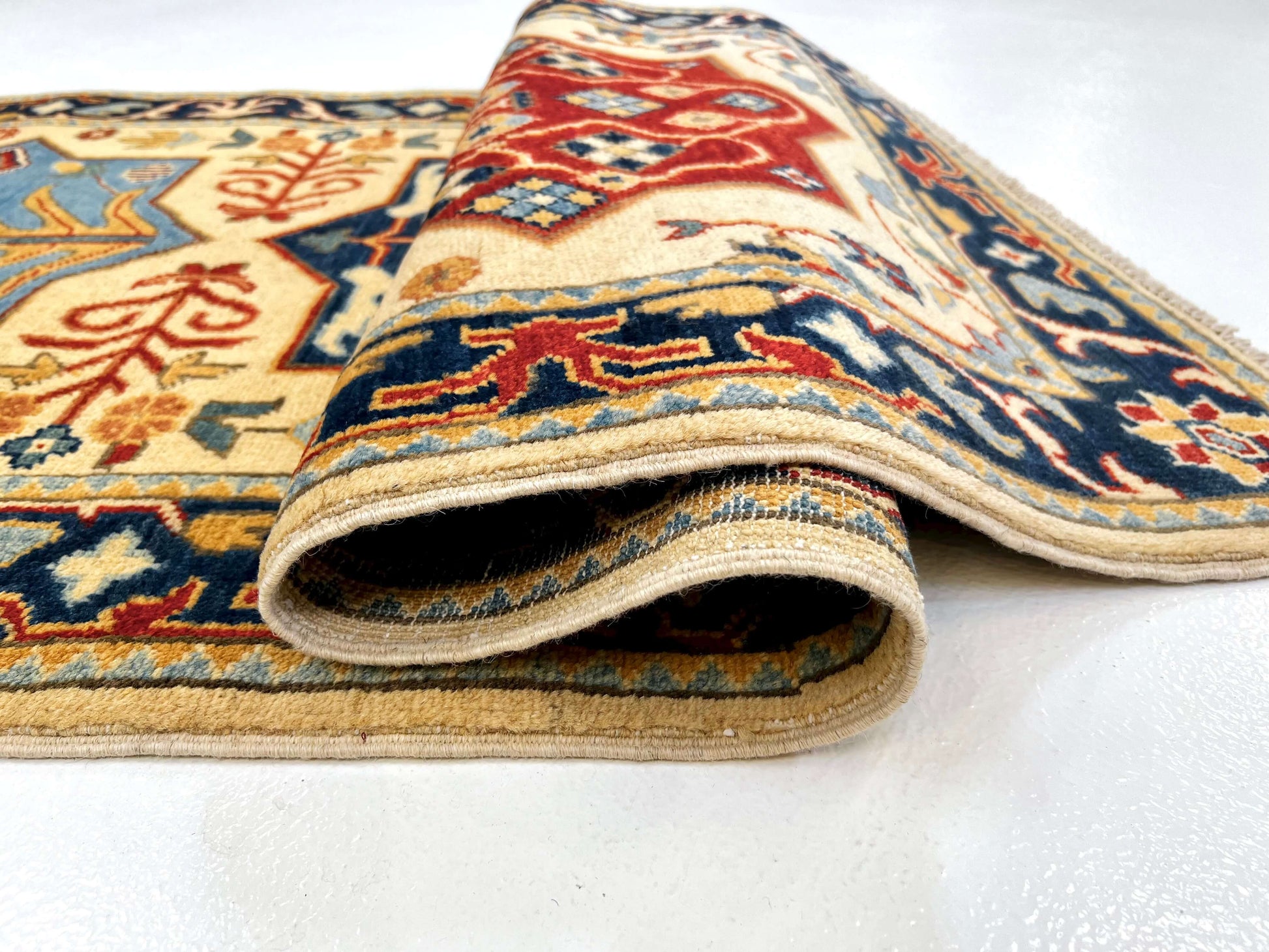 Kazak 2'10"x9'07" ivo/nav - Nuvé