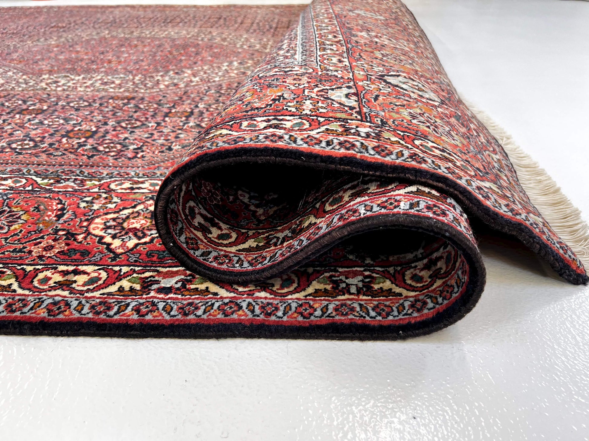 Persian Bijar (6'07"x9'05") red/indigo - Nuvé