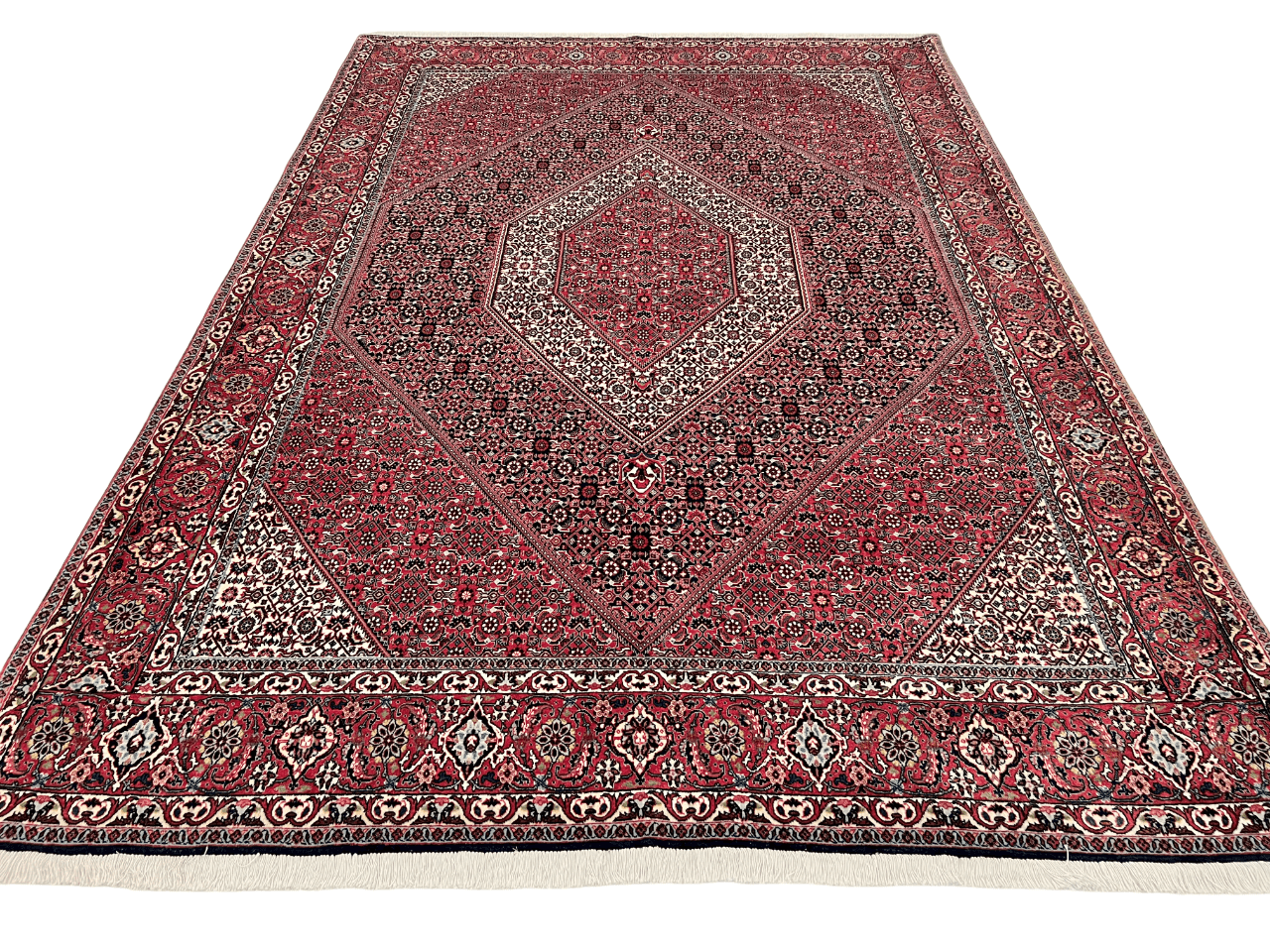 Persian Bijar (6'07"x9'05") red/indigo - Nuvé