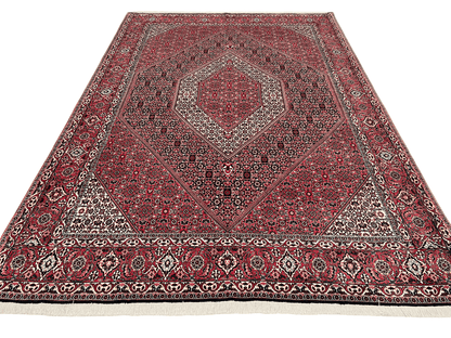 Persian Bijar (6'07"x9'05") red/indigo - Nuvé