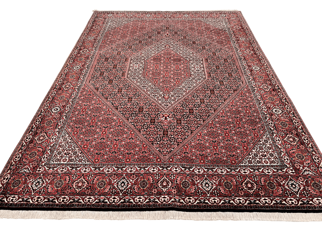 Persian Bijar (6'07"x9'05") red/indigo - Nuvé