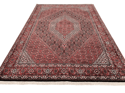 Persian Bijar (6'07"x9'05") red/indigo - Nuvé