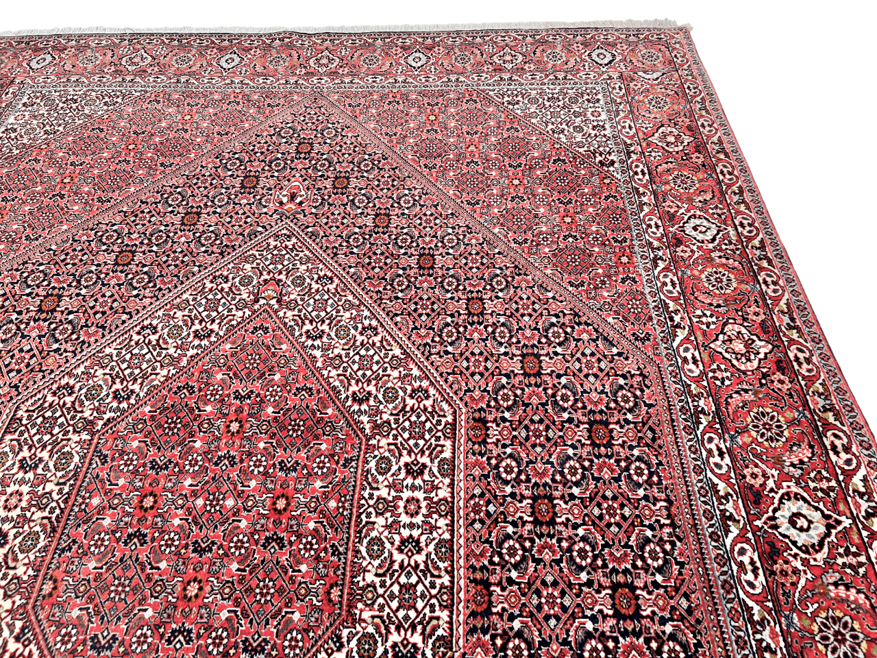 Persian Bijar (6'07"x9'05") red/indigo - Nuvé