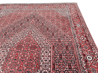 Persian Bijar (6'07"x9'05") red/indigo - Nuvé