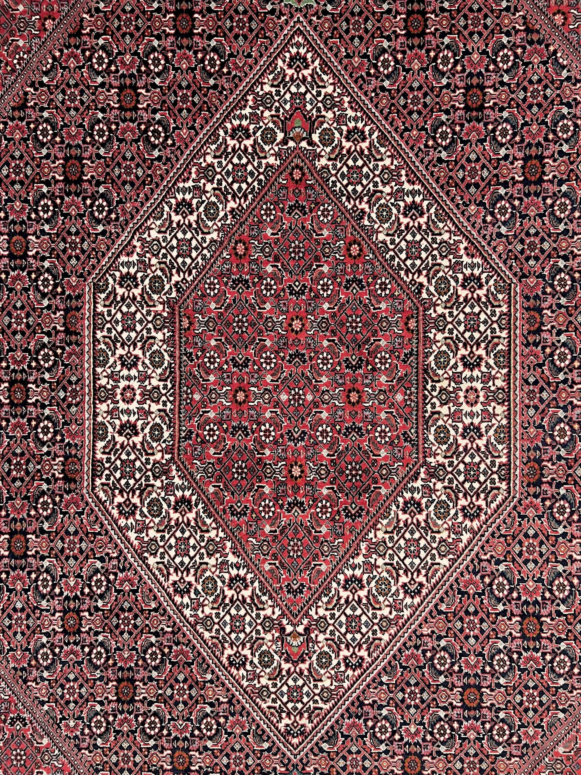 Persian Bijar (6'07"x9'05") red/indigo - Nuvé