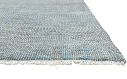 Durva/Grass Design (9'01"x12'02") lt.blue/gray