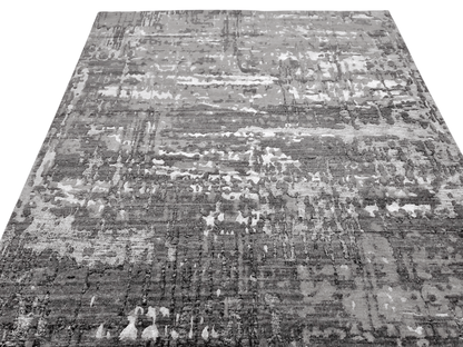 Contemporary textured dark gray 10x14 - Nuvé