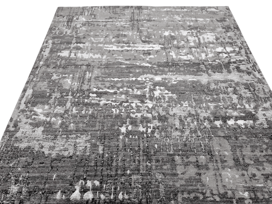 Contemporary textured dark gray 10x14 - Nuvé