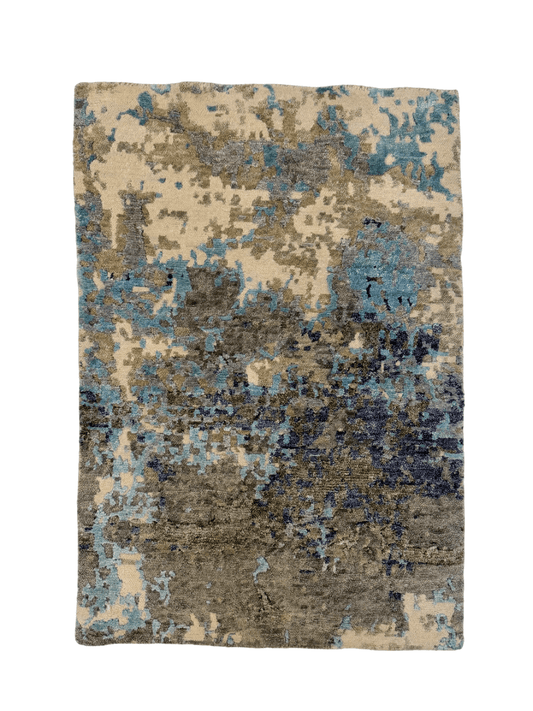 Contemporary Abstract (2x3) aqua/gray - Nuvé