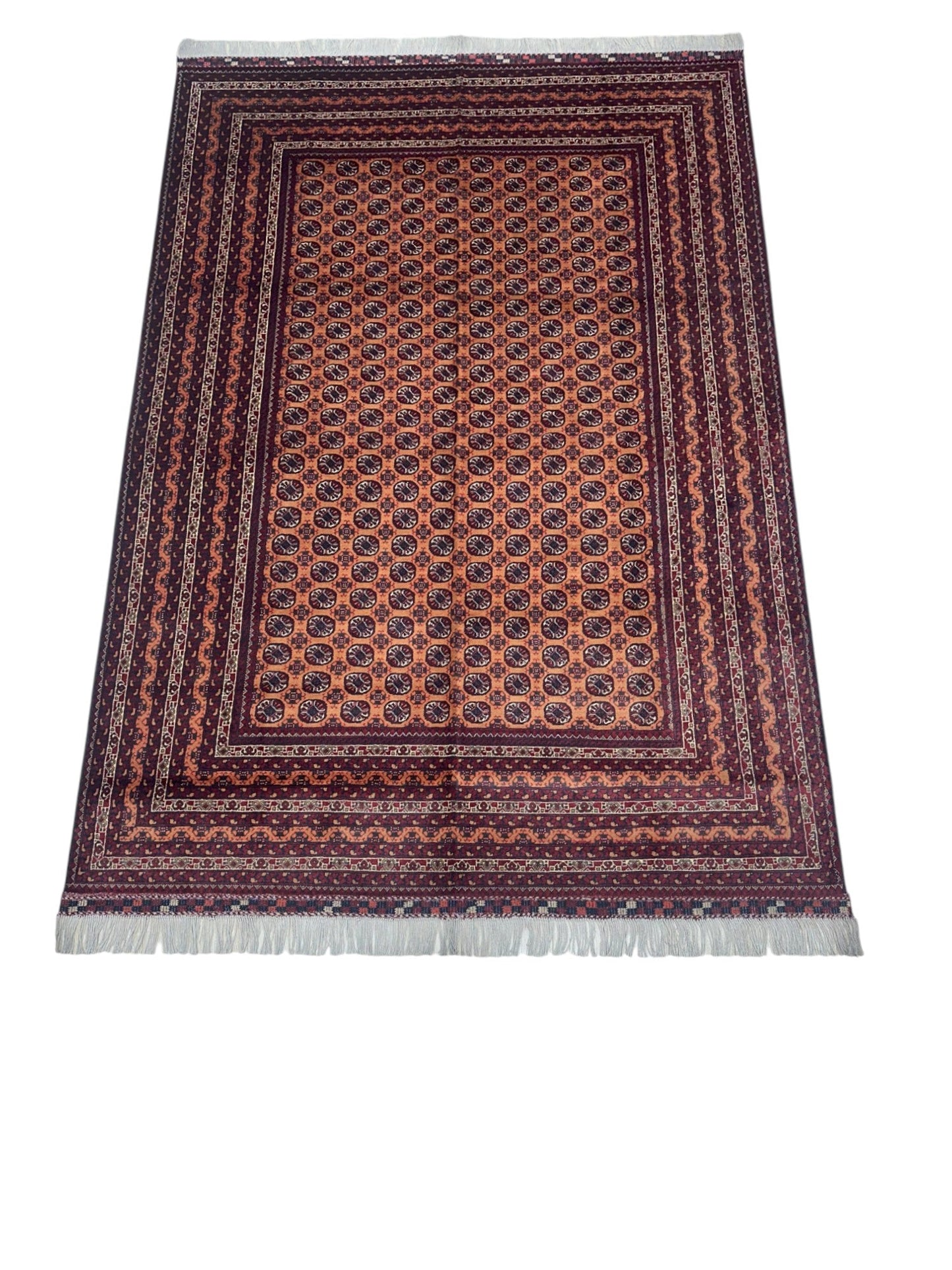 Hand-Knotted Afghani Mawri Wool Rug – 6’9″  x  9’10″ - Nuvé