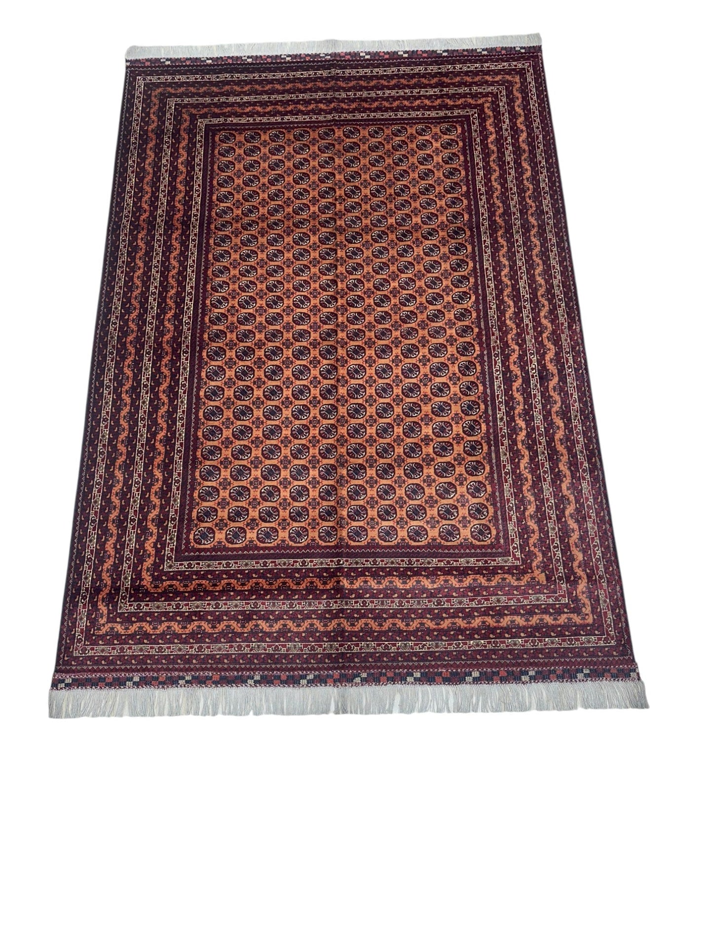 Hand-Knotted Afghani Mawri Wool Rug – 6’9″  x  9’10″ - Nuvé