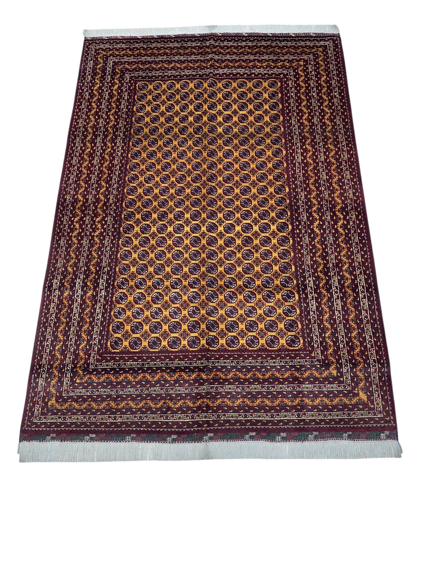 Hand-Knotted Afghani Mawri Wool Rug – 6’5″  x  9’4″ - Nuvé