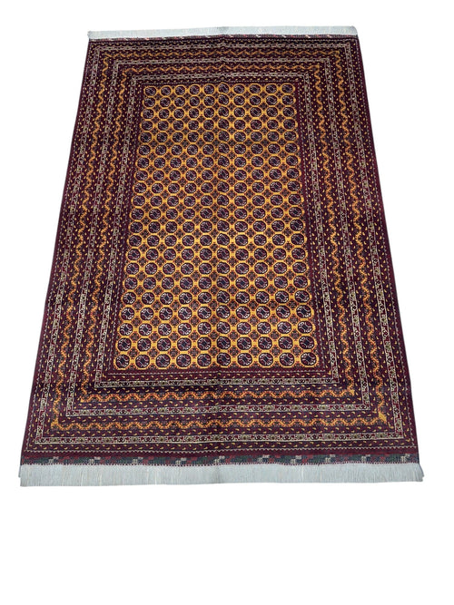 Hand-Knotted Afghani Mawri Wool Rug – 6’5″  x  9’4″ - Nuvé