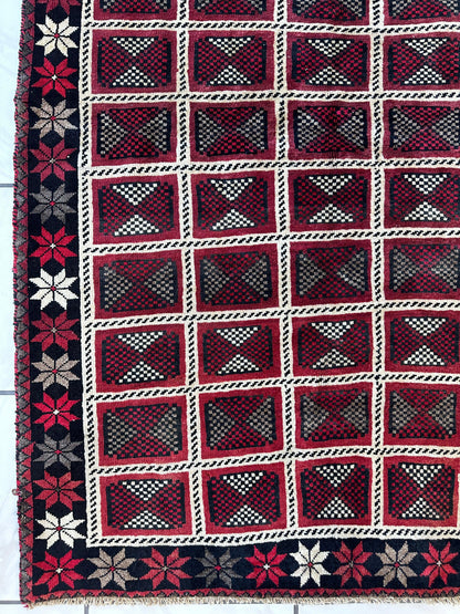 Hand-knotted Persian Tribal Khorramabad Wool Rug 4’3” x 6’10” - Nuvé