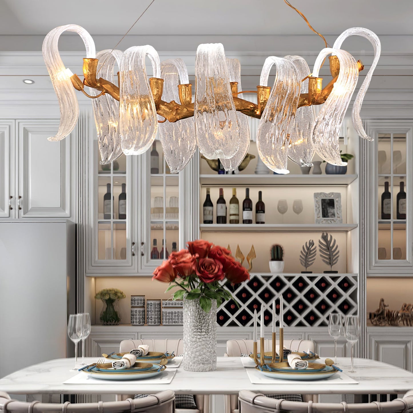 Icarus Wings Horizontal Chandelier - Nuvé