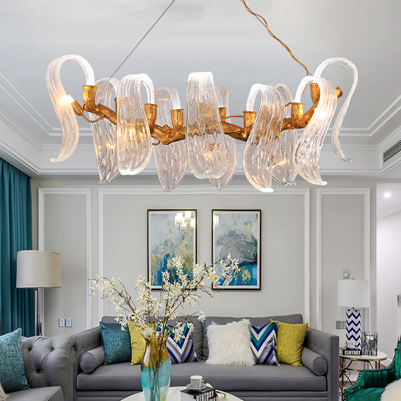 Icarus Wings Horizontal Chandelier - Nuvé