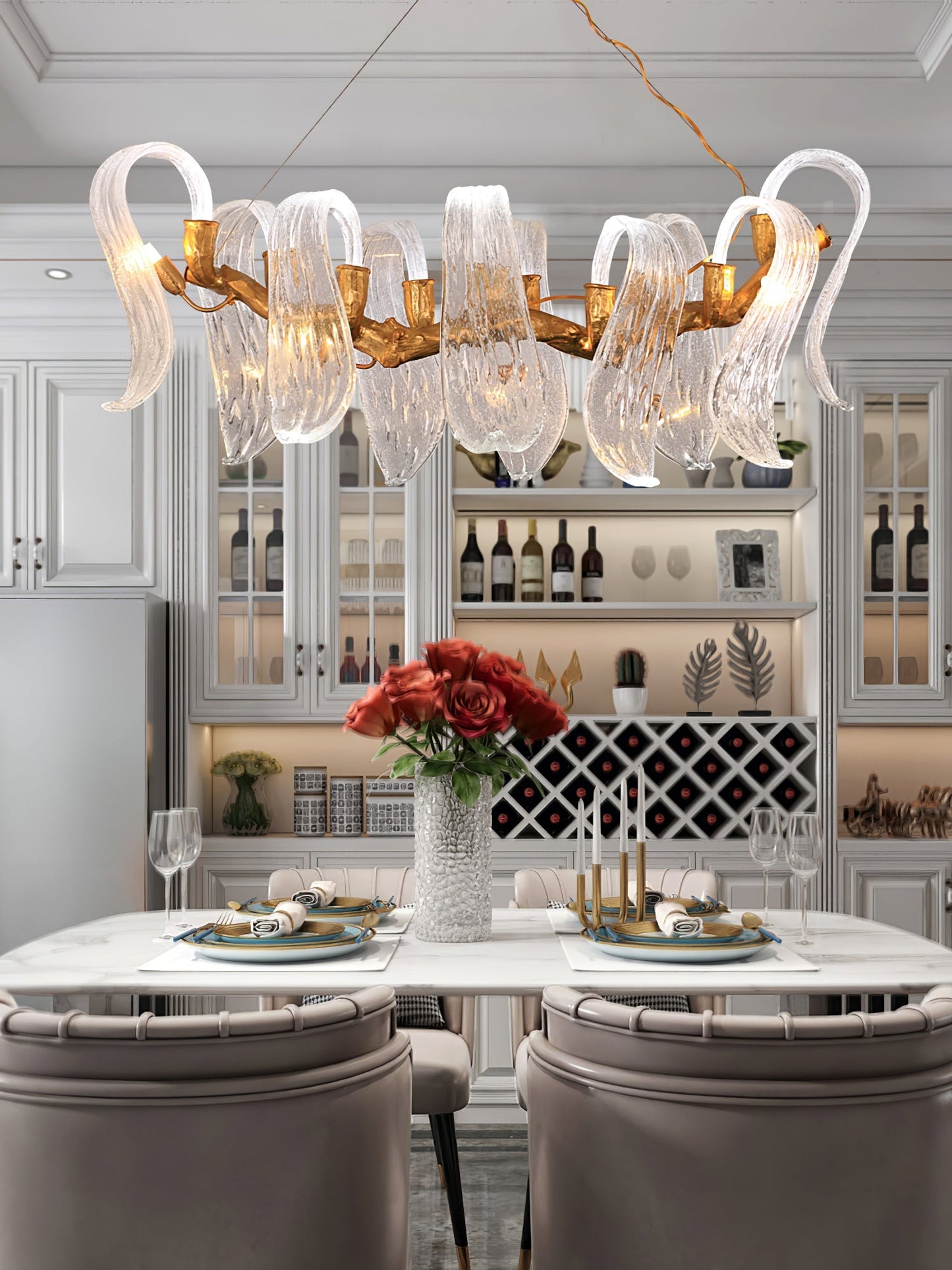 Icarus Wings Horizontal Chandelier - Nuvé