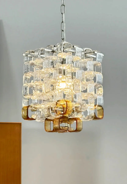 Ice Cube Glass Murano Chandelier - Nuvé