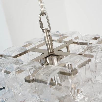 Ice Cube Glass Murano Chandelier - Nuvé